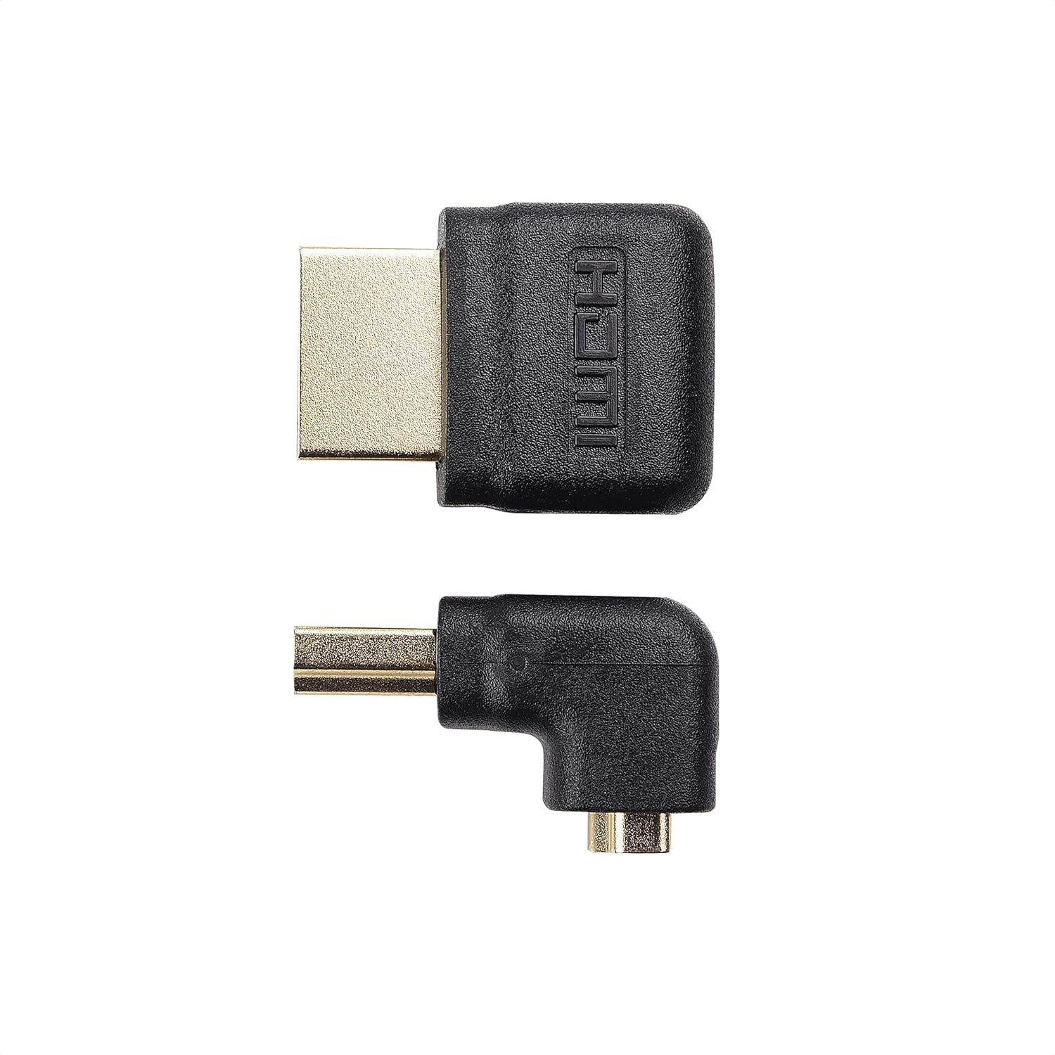 Cable Matters Right Angle HDMI Adapter with 4K 60Hz and HDR Support, 90 Degree HDMI Right Angle Adapter, Black